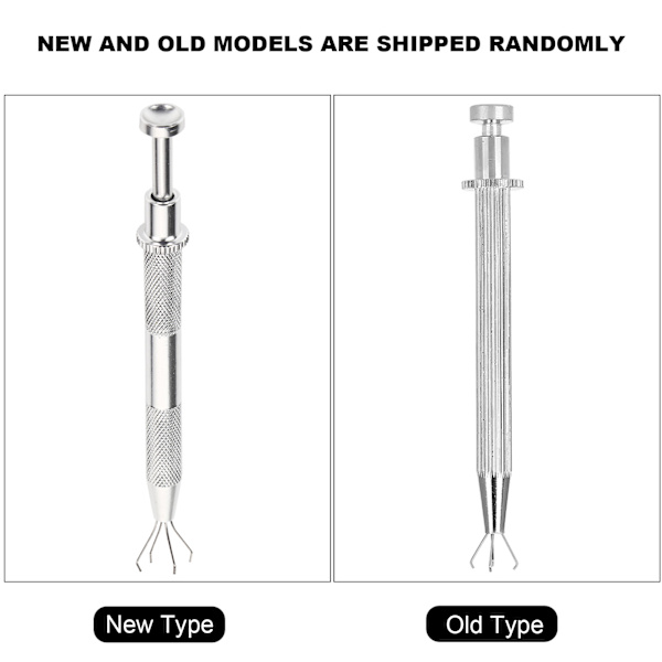 Smykkeholder Pick up Tool Diamant Ædelstene Gaffel Pincet Catcher Grabber med 4 Kløer (lang)