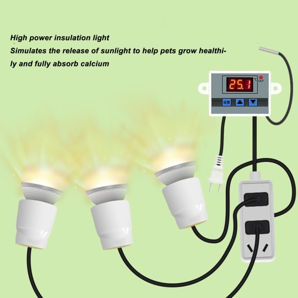 E27-matelijalamppu lämmin elinympäristö auringonottolämpölamppu matelijalämpölamppu käärmeelle liskoelinympäristölämpövalo 220-240V 50W