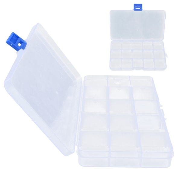 Organizer Box Plast Material Smycken förvaringsbox för pärlor