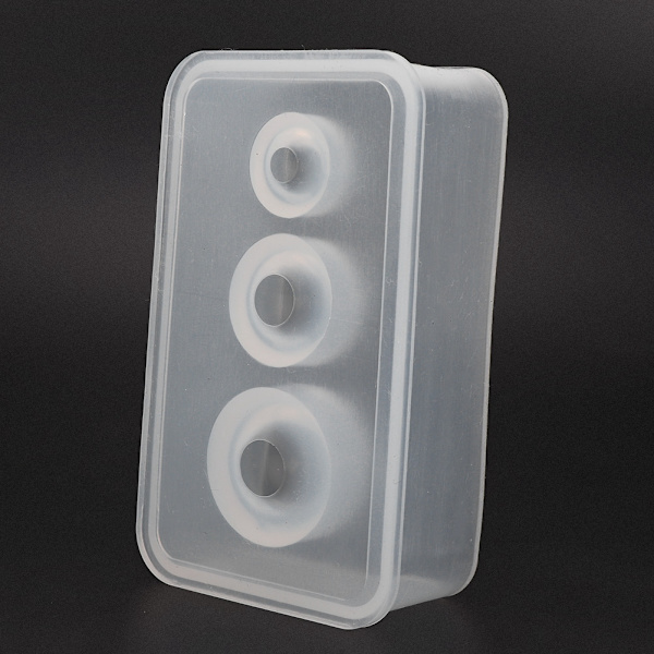 3D Stereo Sfærisk Silikoneform DIY Smykker Epoxyform Smykkehåndværk Vedhæng Fremstillingsværktøj
