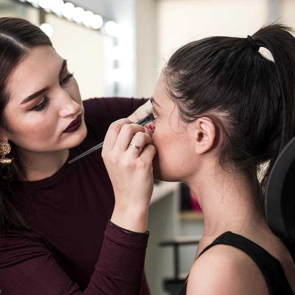 5-pack Sneda Ögonbrynsborstar Eyelinerborstar för Exakt Makeupapplicering