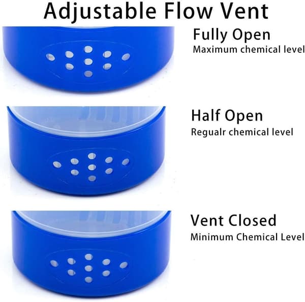 Premium flydende klordispenser til pool til 3-tommer tabletter og bromholder skildpadde-design