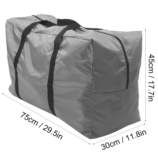 Large Foldable Storage Carry Bag Handbag Accessory for Canoeing Inflatable Boat Graygray