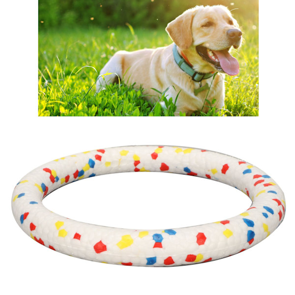 Flygande ring leksaker för hundar Flytande interaktiv elastisk ETPU bitresistent husdjur flygande diskar ring leksak för husdjur hund