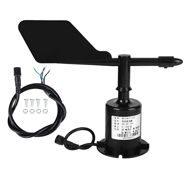 0-10V 8 riktningar miljösignalutgång polykarbonat vindhastighetssensor anemometer