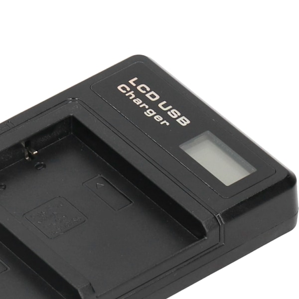 Bærbar kamera batterioplader til BLS5 USB kamera dobbelt oplader med LCD-skærm