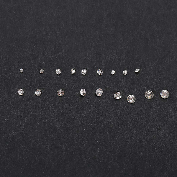18 storlekar klockdekoration delar reservdelar strass klockreparation verktyg tillbehör