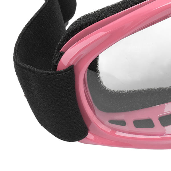 Børns Crossmotorcykel Briller Stødmodstand UV Beskyttelse Motorcykel Briller til Udendørs Cykling Ski ATV Off Road Racing Pink