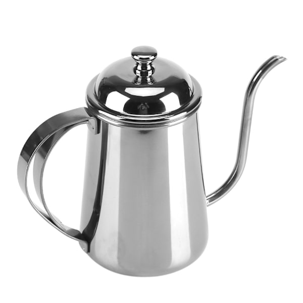 650ML Ruostumaton teräs Hansikaulus Kattila Kahvi Tee Koti Panimo Tippa Astia Hopea