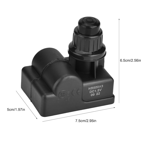 Spark Generator Push Button Igniter AA Battery BBQ Gas Grill Ignitor 3 Outlets Battery Excluded