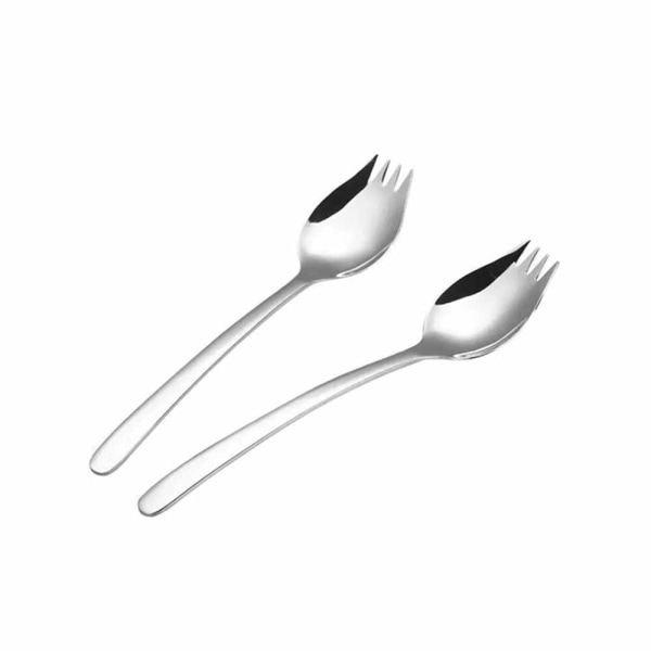 Sporks 6-pakkaus Mini 18/10 Ruostumaton Teräs Sporks Lapset, Hedelmäalkupala Jälkiruoka Salaatti Lasten Ruokailuvälinesarja, 8,2 Tuumaa Pitkä(S)