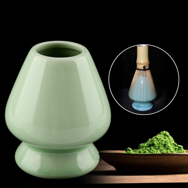 1 stk. Matcha-piskeristand i keramik til bambus-matcha-chasen