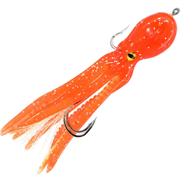 6 stk blekksprut Swimbait myk fiske lokke med krok blekksprut jigger kunstig agn for saltvann havfiske