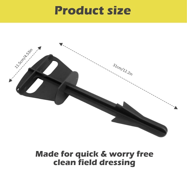 Butt Out Tool Plastik Jægere Butt Out Tool til Hjorte Store Kvæg Anal Rengøring Grå