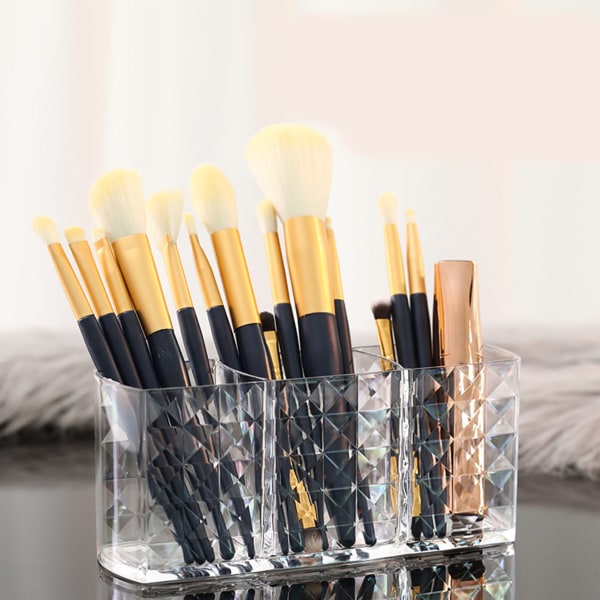 Transparent akryl Makeup Brush Organizer Creative Exquisite Eyebrow Pencil Brush Organizer