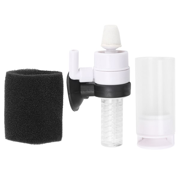 3-i-1 Praktisk Akvariefilter Mini Akvarium Biokjemisk Svampfilter