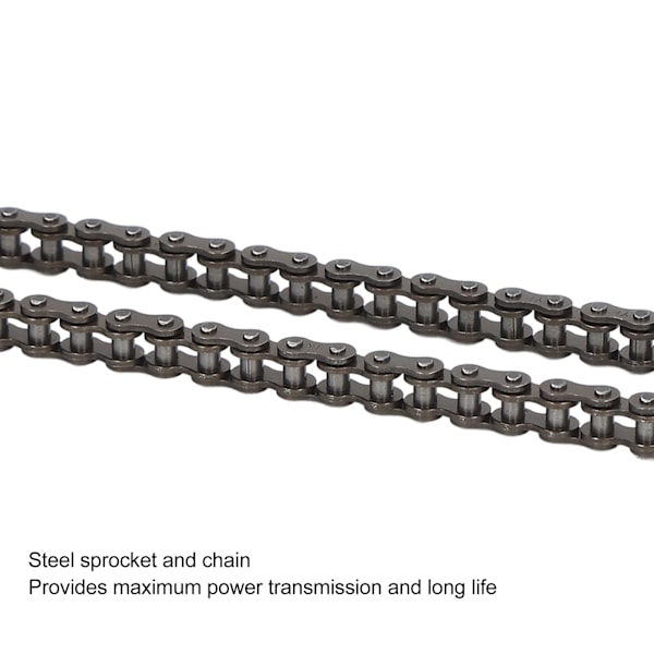 Ketju- ja ratassarja 80T 25H 34mm 3 reikää Ratas 10T H reikä Ketjuratas 146 linkkiä Ketju