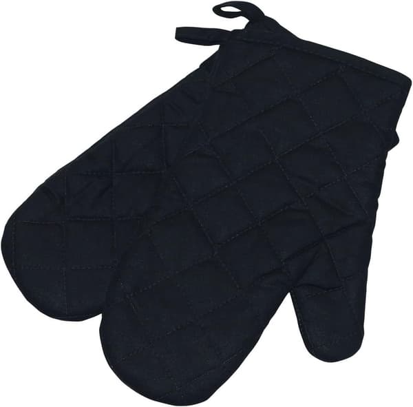 Ugnsvantar Premium Värmebeständiga Köksvantar Bomull och Polyester Quiltade Överdimensionerade Vantar 1 Par Rosa