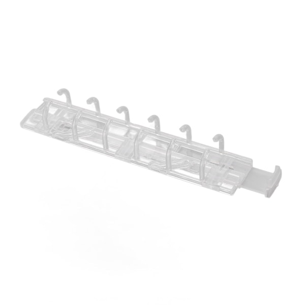 10 stk. Bindekamme ABS 6 Huller Binderinge til Lærer Studerende Dokument Notebook Fremstilling Transparent