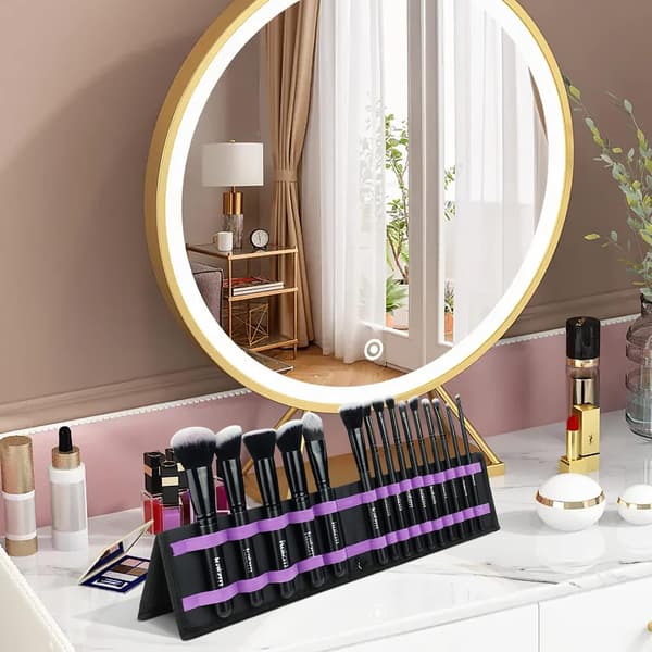 Makeupbørster Makeup Sæt 15 Stk Makeupbørstesæt Sort til Makeup