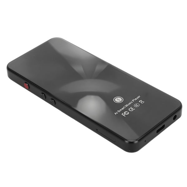MP4-soitin, kannettava, 5,0 tuuman HD-kosketusnäyttö, Bluetooth, WiFi-musiikkisoitin urheiluun ja juoksuun, musta