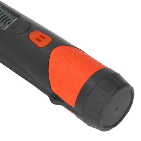 Metaldetektor Professionel Høj Følsomhed Bærbar Håndholdt Metaldetektor med LCD Display Lommelygte Funktion Orange
