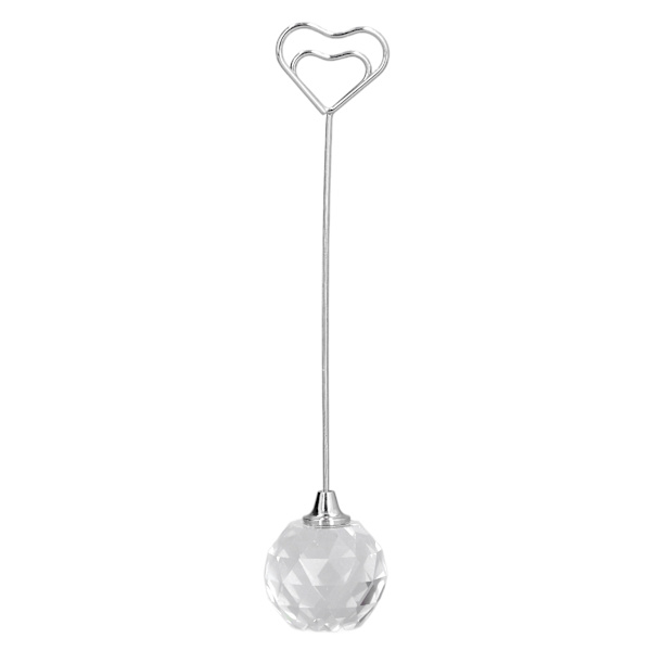 Plasskortholder Stabil Fast Bred Applikasjon Lys Farge Robust Holdbar Bordnummerholder for Bryllupsfest KontorHjerteformet 15cm