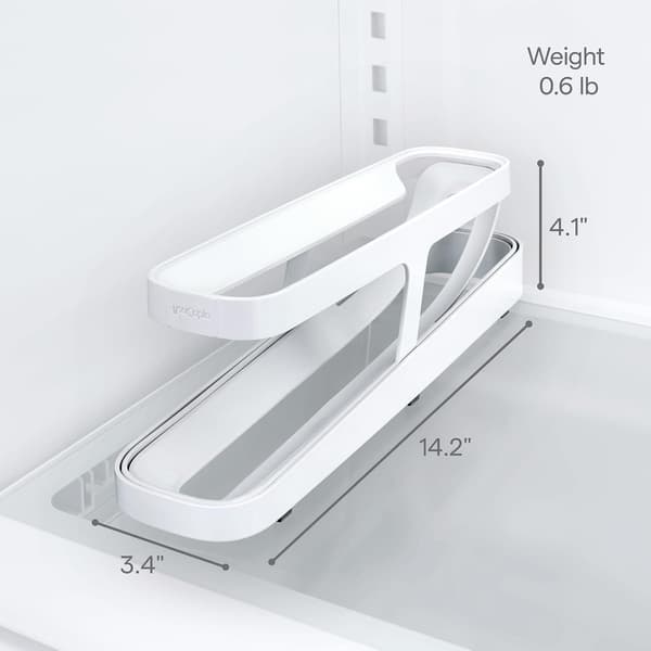 Eggdispenser Plassbesparende Rullende Eggdispenser og Organizer for Kjøleskapsoppbevaring