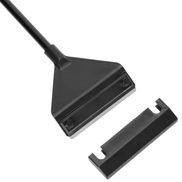 Akvariealgeskrape i aluminiumlegering, glassfisketankalgerenser med avtagbar stang 65 cm med 10 blader