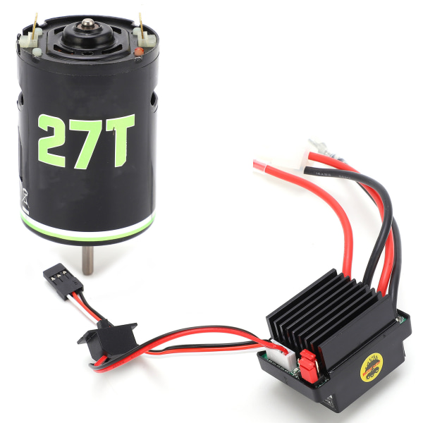 Høy dreiemoment 540 børstet motor 320A ESC kombinasjonssett for Axial SCX10 / TRX4 D90 / Redcat / GEN8 RC Crawler27T