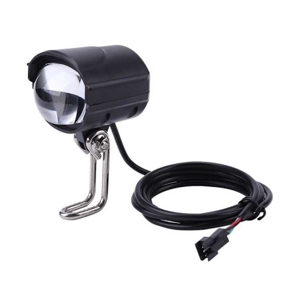 36-60V LED cykelforlygte, vandtæt og holdbar med horn