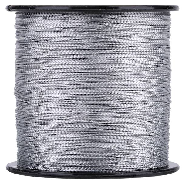 300m PE flettet 4 tråde super stærke fiskesnører Multi-filament fiskesnøre grå (1)