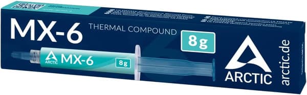 ARCTIC MX-6 8 g Ultimate Performance Termisk Pasta for CPU Konsoller Grafikkort Bærbare Datamaskiner Svært Høy Termisk Ledningsevne