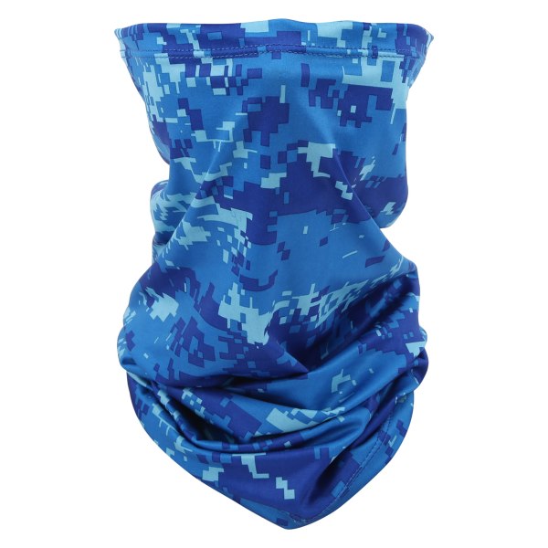 Utomhus Ice Silk Mjuk Andas Scarf Tvättbar UV-skydd Cover MultiPurpose Pannband (Blå Kamouflage)