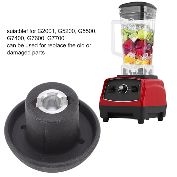 Blender Drivsokkel Sæt Rustfrit Stål Plastik Sort Køkken Elektrisk Madblander Maskin Tilbehør til G2001