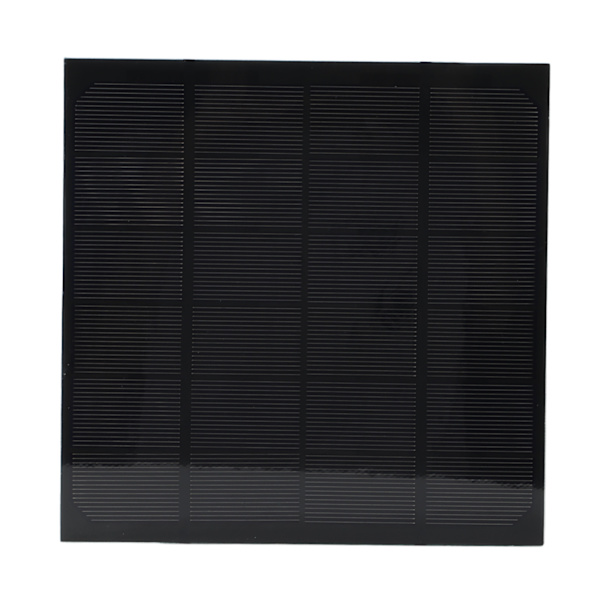 Solpanel Bärbar Monokristallint Kisel DIY Solcellsladdningspanel 6V 4.5W Klass A Fotovoltaisk Panel 165x165MM