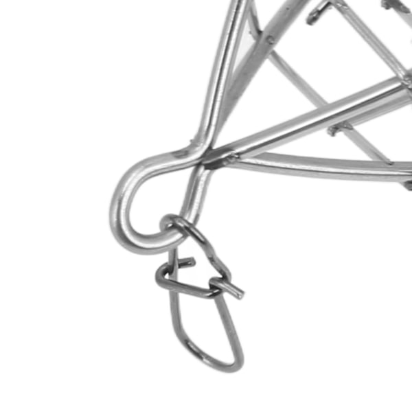 Fiske agn bur Stål lokke bur Karpe fiske felle kurv mater holder for reker krabbe fisk agnXL