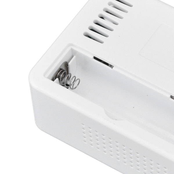 Luftkvalitetsmonitor 8 i 1 Ektetidsfargeskjerm Plassbesparende Mye brukt CO2-detektor for TVOC HCHO PM2.5 PM1.0 PM10 Hvit