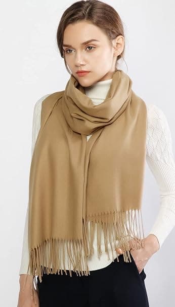 Dame Tørklæder Pashmina Sjaler og Slå-om til Bryllup Tørklæder til Kvinder Vinter