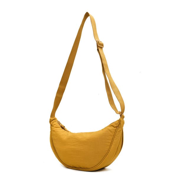 Nylon Crescent Bag Cross Body Bag Med Justerbar Stropp