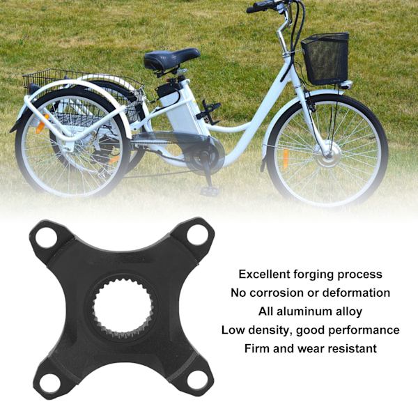 Kædering Spider Adapter 104BCD Legering til Bafang M420 M300 M200 M215 M410 M315 Mid Drive Motor Kædering