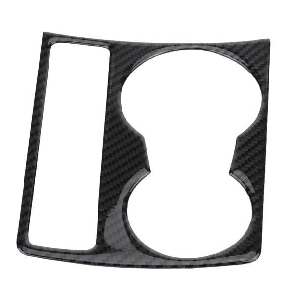 Kolfiber Bil Centerkonsol Vattenkopp Hållare Panel Omslag Trim för Audi A4 B8 A5 2009-2015