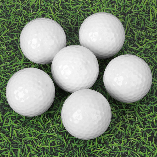6 kpl synteettistä kumia LED-valaistu golfpallo kirkas houkutteleva yö- ja päiväharjoitteluun oranssi
