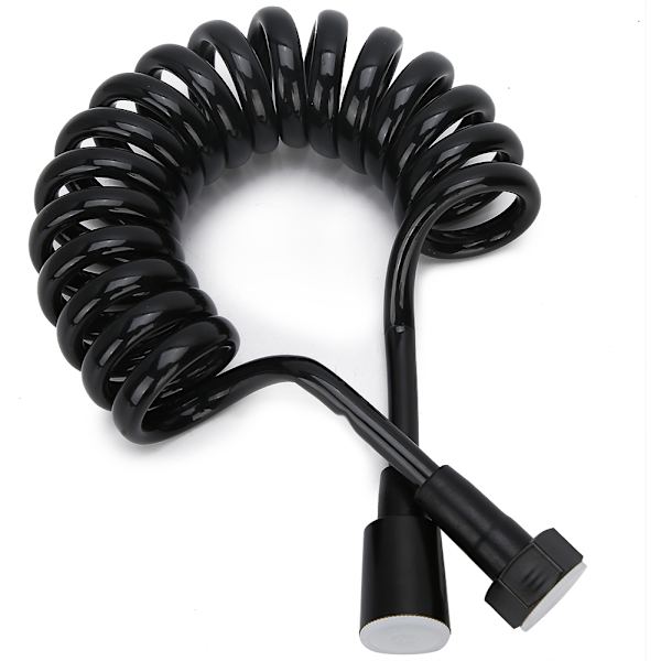 2m Kopparlock Bidet Dusch Slang Flexibel Retractable Fjäder Dusch Slang Tillbehör