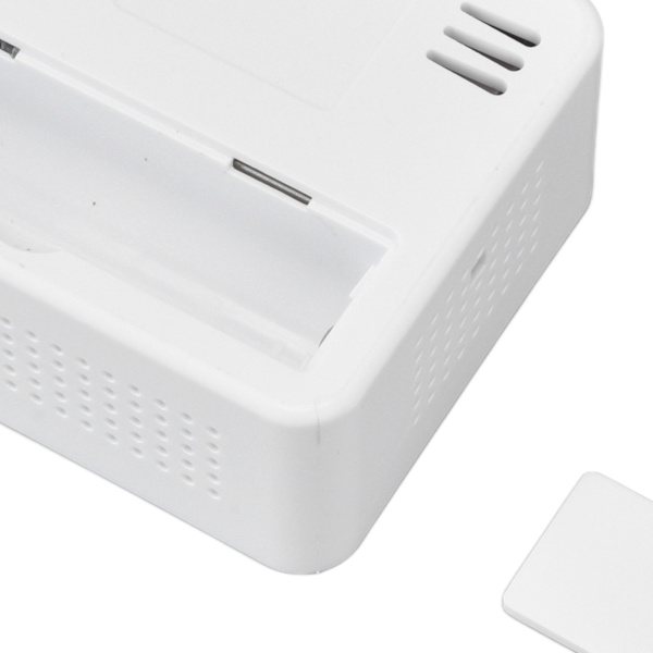 Luftkvalitetsmonitor 8 i 1 Ektetidsfargeskjerm Plassbesparende Mye brukt CO2-detektor for TVOC HCHO PM2.5 PM1.0 PM10 Hvit