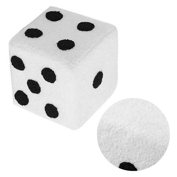 Fotpall Mjuk Bekväm Enkel Varm Robust Bas Kub Pall för Hem Vardagsrum Sovrum Vit 20x20x20cm
