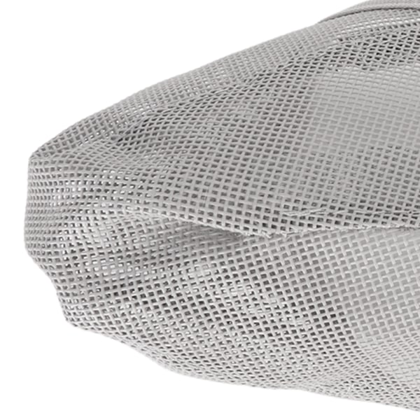 Hundmunstycke Andningsbar Justerbar Förhindra Biting Chewing Pet Mesh Muzzle för Utomhusträning Grå M