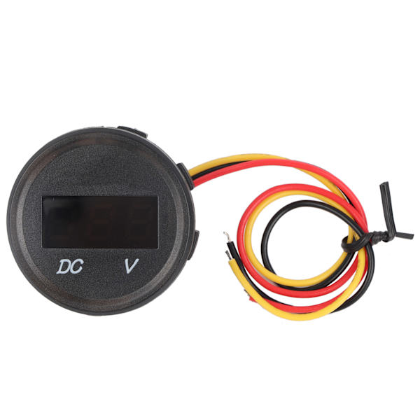 DC 0-100V Digital Voltmeter Spänningsmätare LED Panel Display för Bil Motorcykel Vattentät
