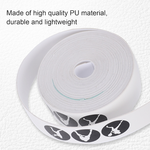 Tennis Racket Head AntiScratch Tape Racket Head Frame Guard PU Protective Sticker(Vit )
