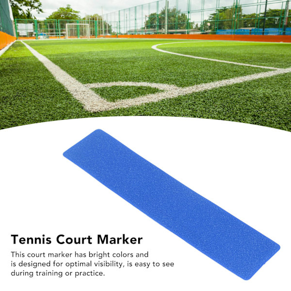 Kenttäviivamerkkisarja Tennis Spot Marker Monikäyttöinen merkintäviiva Pickleball-tenniksen koripallokentille Sininen